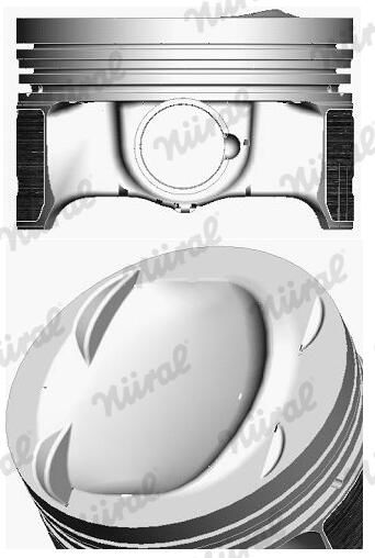 Поршень VAG 76.5 1.4TSI/TFSI CAXA/CAXC/CMSA/CMSB/CNVA NURAL (87-429900-00) Nural фото 4
