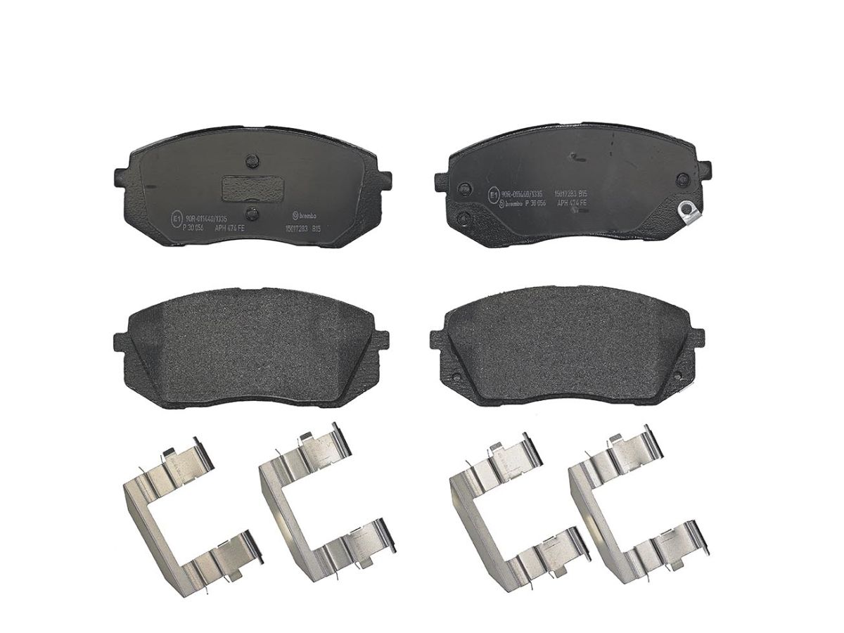Колодки гальмівні дискові (комплект 4 шт) HYUNDAI SONATA VI (YF) 2.4 2010.11-2015.12 BREMBO (P30056) BREMBO фото 3