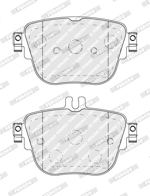 Колодки гальмівні дискові MB E-CLASS (W213) 3.0 2016.01- FERODO (FDB5106) Ferodo фото 5