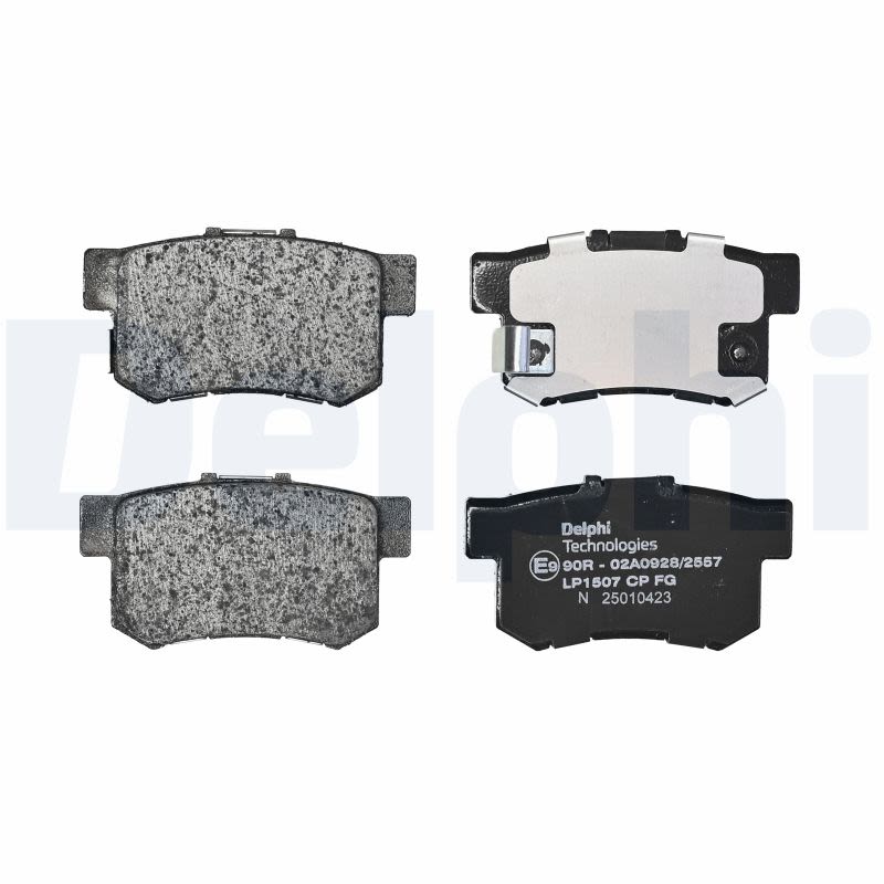 Комплект гальмівних колодок задн , ACURA LEGEND, LEGEND II, RL, RSX, TL, TSX, FIAT SEDICI, GREAT WALL HOVER H6, HONDA ACCORD IV, ACCORD V, ACCORD VI, ACCORD VII, AVANCIER, CITY V 1.2-3.5 08.86- фото 3