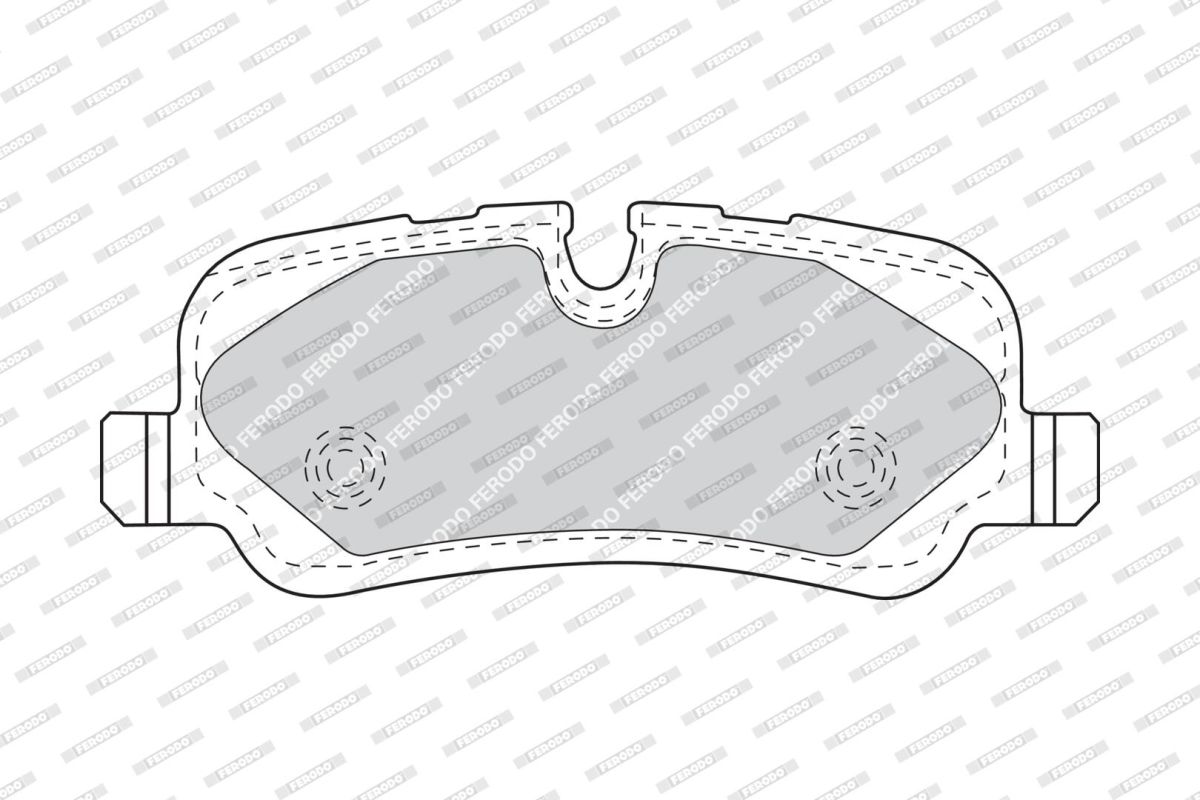 Колодки гальмівні дискові LAND ROVER RANGE ROVER III (L322) 4.2 2002.03-2012.12 FERODO (FDB4432) Ferodo фото 5