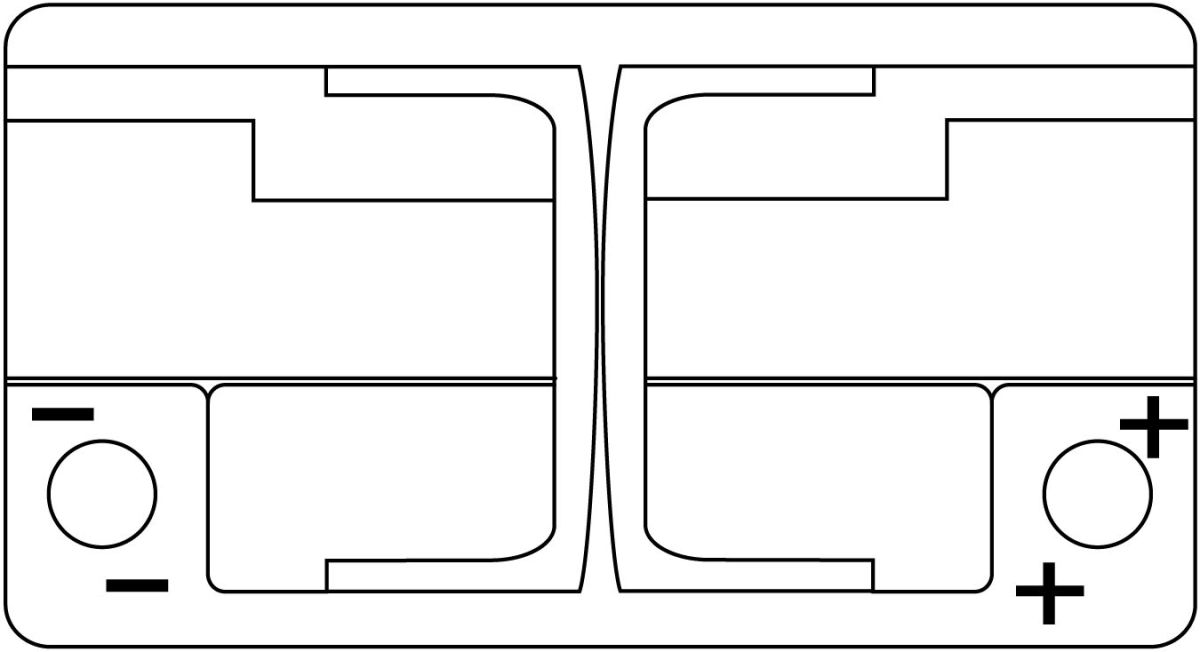 Акумуляторна батарея 65Ah/650A (278x175x175/+R/B13) (Start-Stop EFB) Exide фото 8