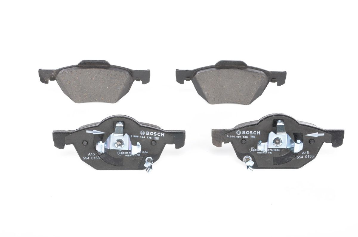 Колодки гальмівні дискові HONDA ACCORD VII (CL, CN) 2.4 2003.01-2012.09 BOSCH (0 986 494 135) Bosch фото 4