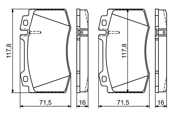 Колодки тормозные (передние) MB C-class (W203) 02-08/M-class (W163) 98-05/S-class (W220/W221) 98-13 фото 12