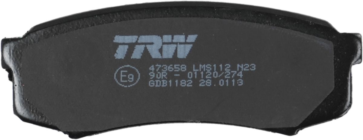 Комплект гальмівних колодок задн , LEXUS GX, RX, TOYOTA 4 RUNNER IV, 4 RUNNER V, FJ CRUISER, FORTUNER, LAND CRUISER, LAND CRUISER 100, LAND CRUISER 80, LAND CRUISER 90 2.4-4.7 11.84- фото 6