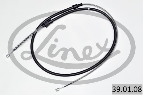 Трос ручника Skoda Fabia 99-08/VW Polo 01-09 (1580/918 мм) Linex фото 8