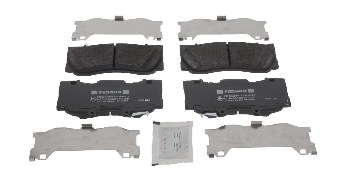 Колодки гальмівні дискові (комплект 4 шт) FORD USA MUSTANG КУПЕ 2.3 2014.02- FERODO (FDB5239) Ferodo фото 4
