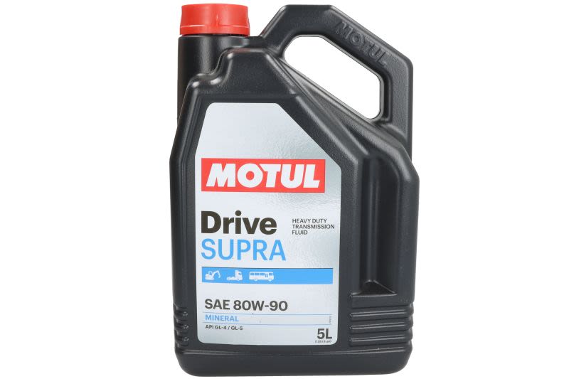 Ulei transmisie MOTUL 80W90 GL4 GL5 DRIVE SUPRA, 5L, mineral 5L