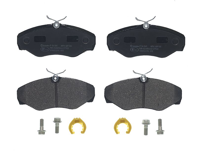 Колодки гальмівні дискові OPEL VIVARO A ФУРГОН (X83) 1.9 2001.08-2014.07 BREMBO (P56061) BREMBO фото 4