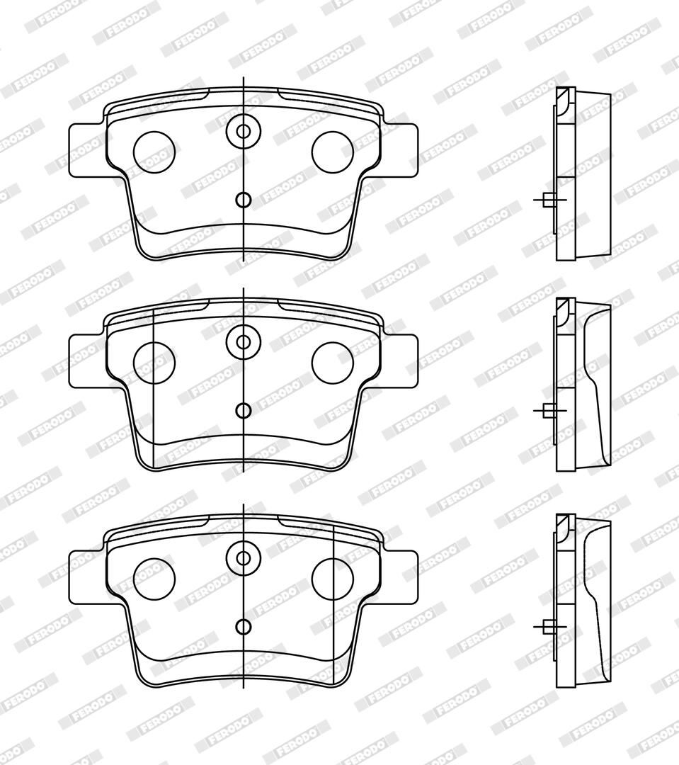 Колодки гальмівні дискові FORD MONDEO III ЛІФТБЕК (B4Y) 2.0 2000.10-2007.09 FERODO (FDB1885) Ferodo фото 6
