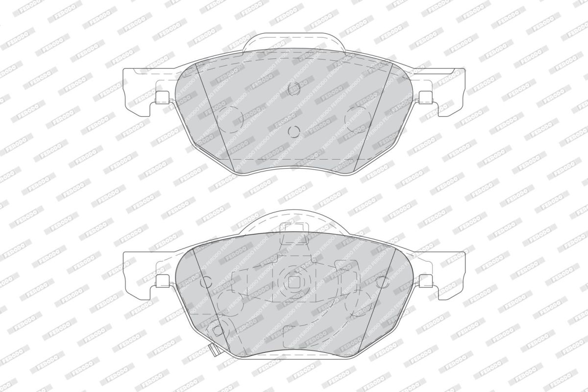 Колодки гальмівні дискові HONDA ACCORD VII (CL, CN) 2.4 2003.01-2012.09 FERODO (FDB1704) Ferodo фото 5