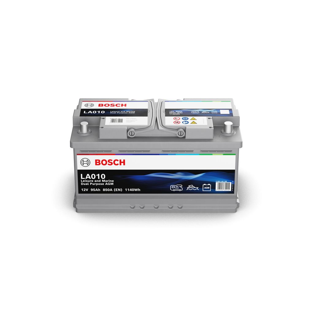 Акумуляторна батарея 95Ah/850A (353x175x190/+R/B13) (Dual Purpose AGM) Bosch фото 6