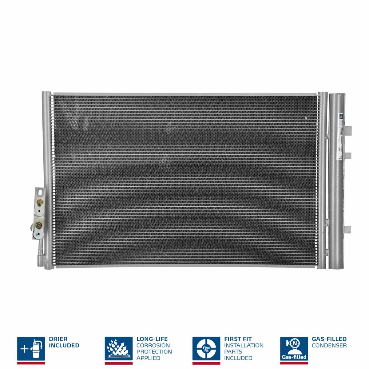 Конденсер кондиціонера BMW X3 2.0D-3.5I 09- NISSENS (940226) Nissens фото 3