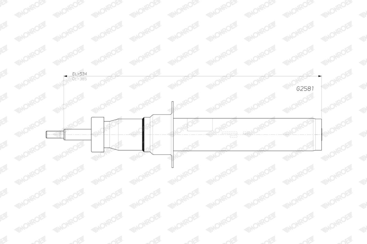 Амортизатор газомасляний BMW 5 (G30, F90) ПЕРЕД MONROE (G2581) Monroe фото 6