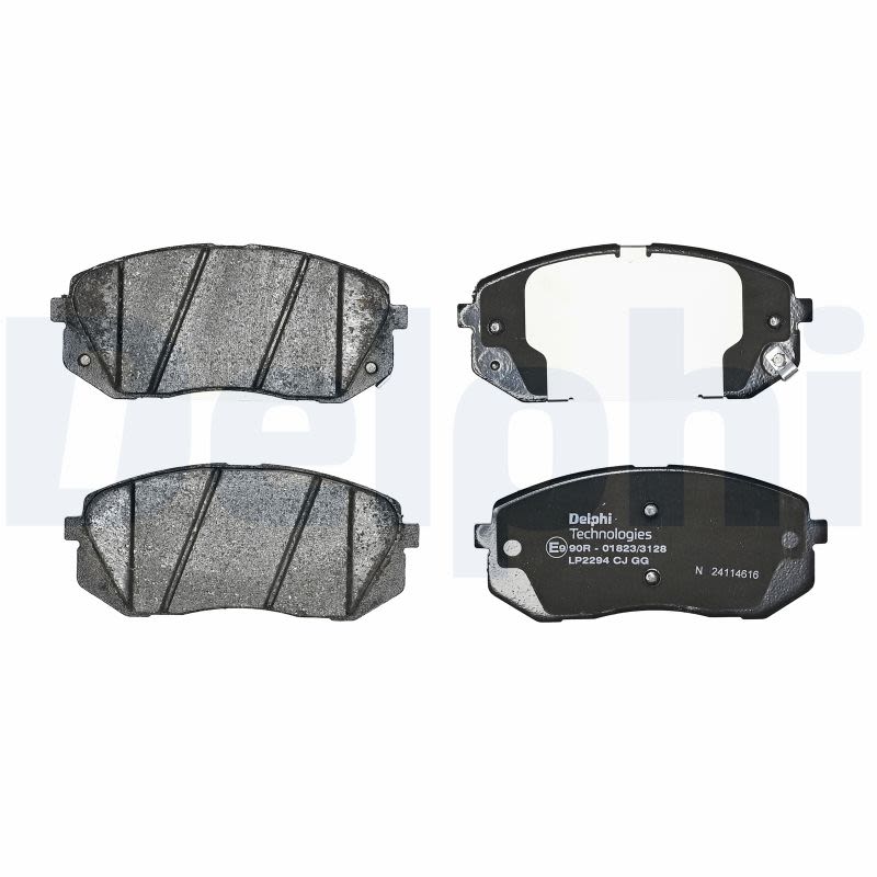 Комплект гальмівних колодок передн , HYUNDAI I40 I, I40 I CW, KONA, TUCSON, KIA CADENZA I, CARENS III, CEED, NIRO I, OPTIMA, PROCEED, SELTOS, SOUL II, SPORTAGE III 1.0-Electric 09.06- фото 3