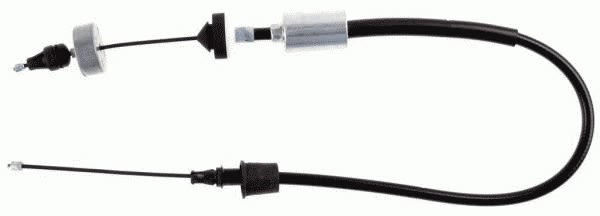 Трос зчеплення RENAULT KANGOO (KC0/1_) 1.5 DCI (KC07) 09.1997- (З РУЧНИМ РЕГУЛЮВ SACHS (3074 600 272) SACHS фото 3
