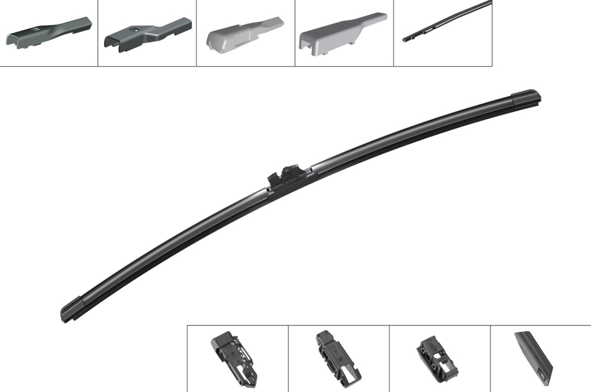 Щітка склоочисника БЕЗКАРКАСНИЙ AEROTWIN PLUS / 550 MM / APX 22 / ЛІВИЙ РУЛЬ / OPEL BOSCH (3 397 016 310) Bosch фото 5