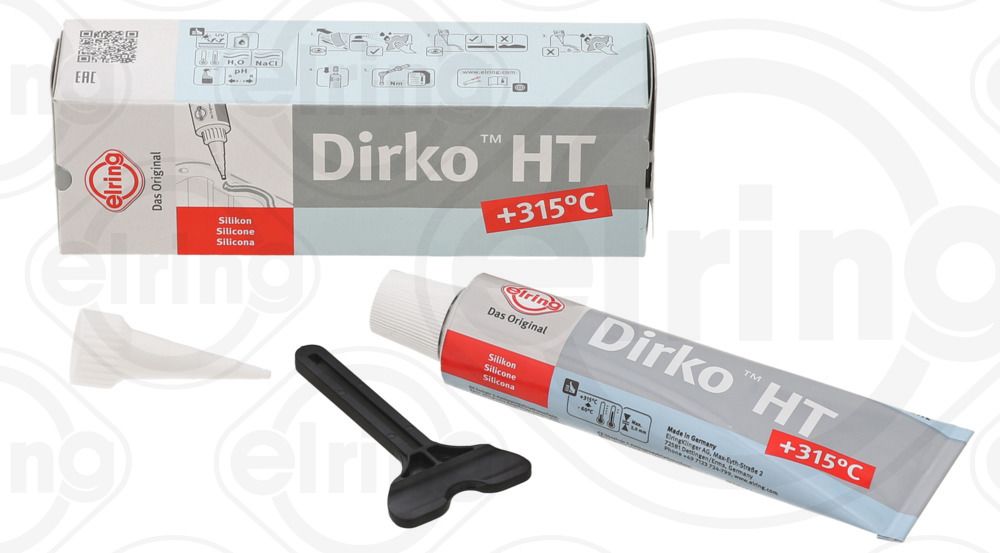 Герметик Dirko HT (-60°C +315°C) 70мл (сірий) ELRING фото 10