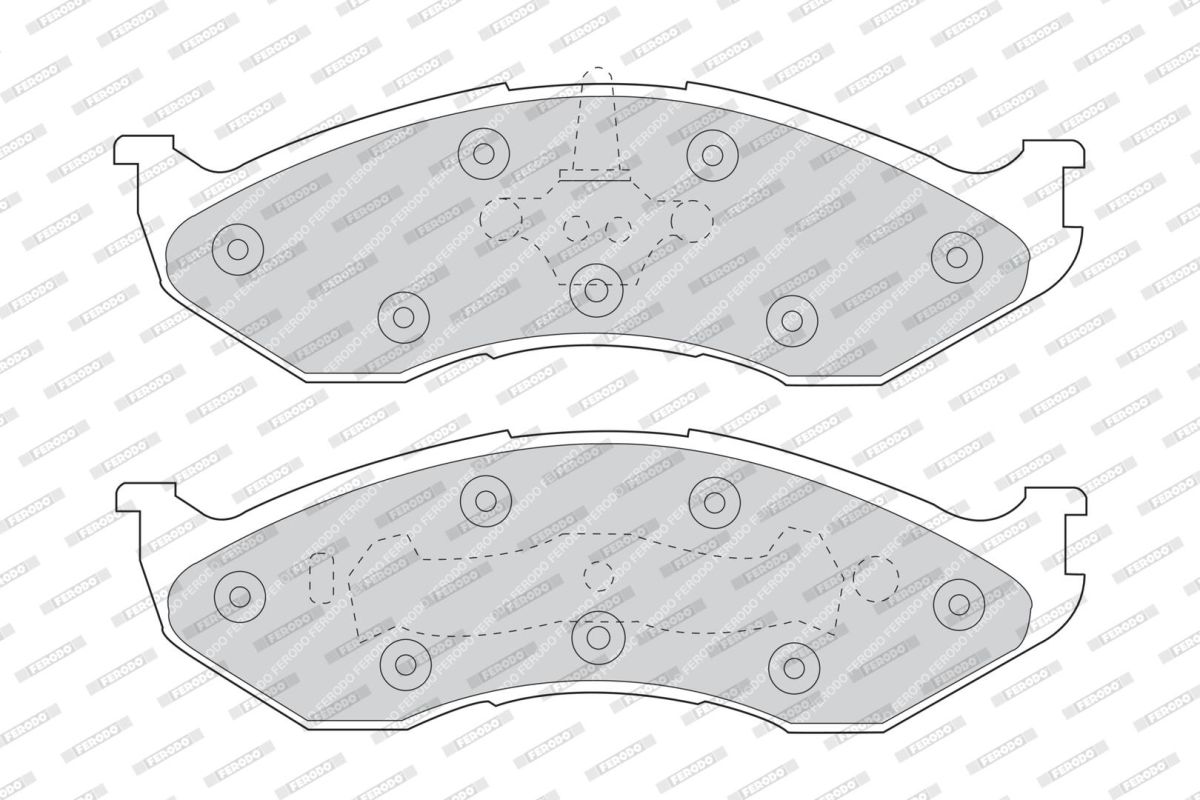 Колодки гальмівні дискові JEEP CHEROKEE (XJ) 4.0 1983.09-2001.09 FERODO (FDB929) Ferodo фото 5