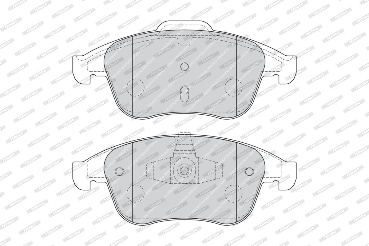 Колодки гальмівні дискові RENAULT SCENIC III (JZ0/1_) 1.5 2008.12- FERODO (FDB4181) Ferodo фото 5