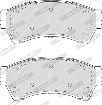 Колодки гальмівні дискові MAZDA 6 ЛІФТБЕК (GH) 2.0 2007.08-2013.12 FERODO (FDB4062) Ferodo фото 6