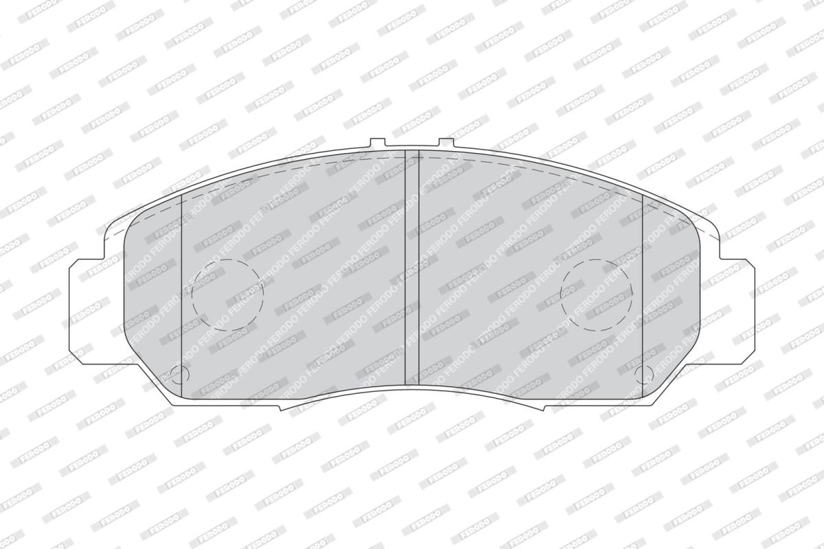 Колодки гальмівні дискові HONDA CIVIC VIII ЛІФТБЕК (FD, FA) 1.8 2005.09-2013.05 FERODO (FDB1669) Ferodo фото 5