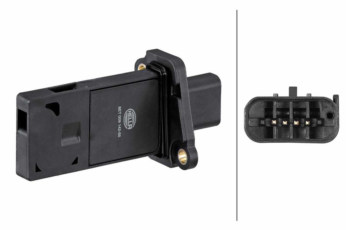 Витратомір повітря (4 pin, картрідж) VOLVO S80 II, V70 III, CITROEN JUMPER III, FIAT DUCATO, FORD GALAXY II, GALAXY MK II, MONDEO IV, S-MAX, TOURNEO CONNECT, TRANSIT 1.8D-3.2D 06.02-12.20