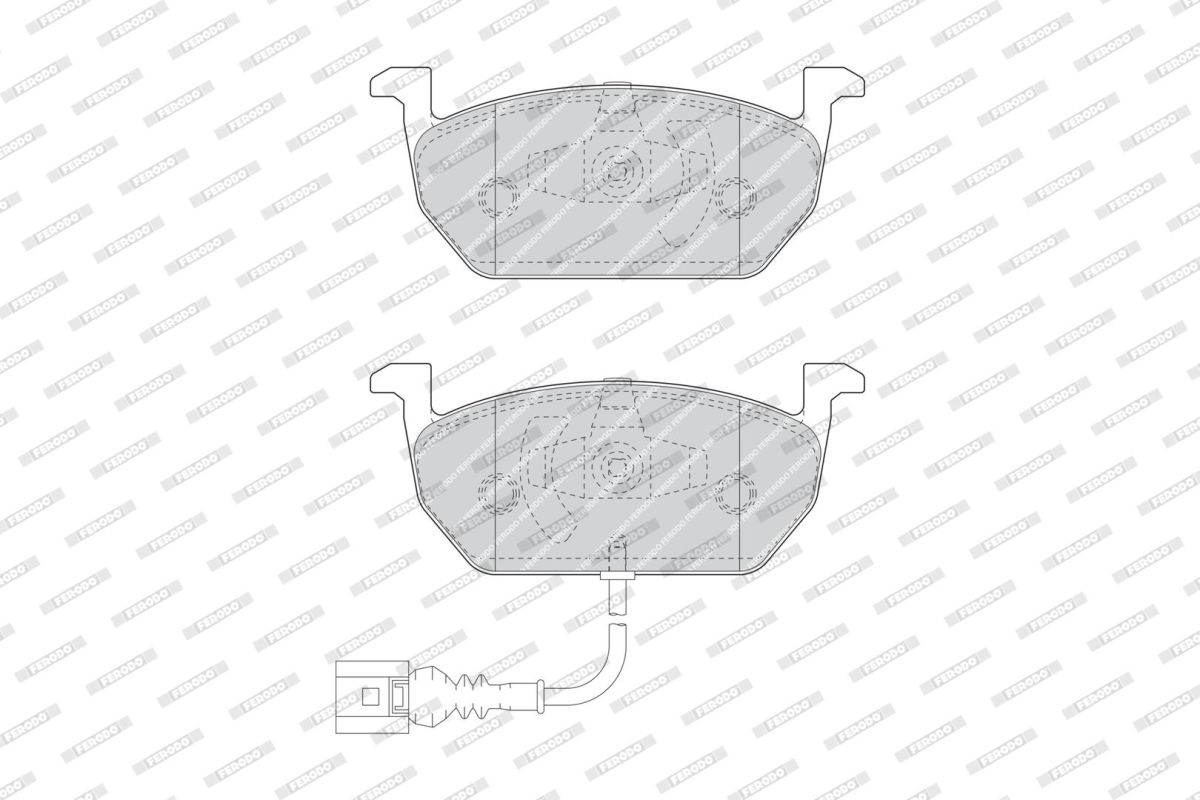 Колодки гальмівні дискові SKODA OCTAVIA III (5E3, NL3, NR3) 1.6 2012.11-2021.03 FERODO (FDB4454) Ferodo фото 5