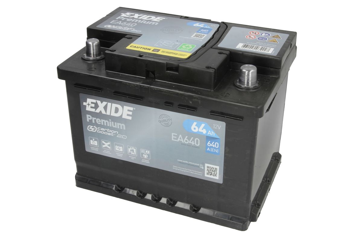 Аккумулятор exide premium ea640