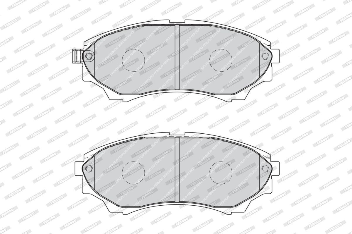 Колодки гальмівні дискові MAZDA BT-50 ПІКАП (CD, UN) 2.5 2006.08-2015.12 FERODO (FDB1817) Ferodo фото 5