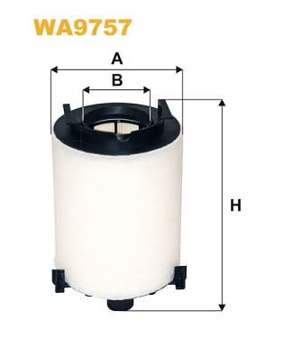 Фільтр повітряний (фільтруючий елемент) AUDI A3, SEAT ALTEA, ALTEA XL, LEON, TOLEDO III, SKODA OCTAVIA II, SUPERB II, YETI, VW BEETLE, CADDY III, CADDY III/MINIVAN, EOS 1.2-2.0D 05.03-07.19