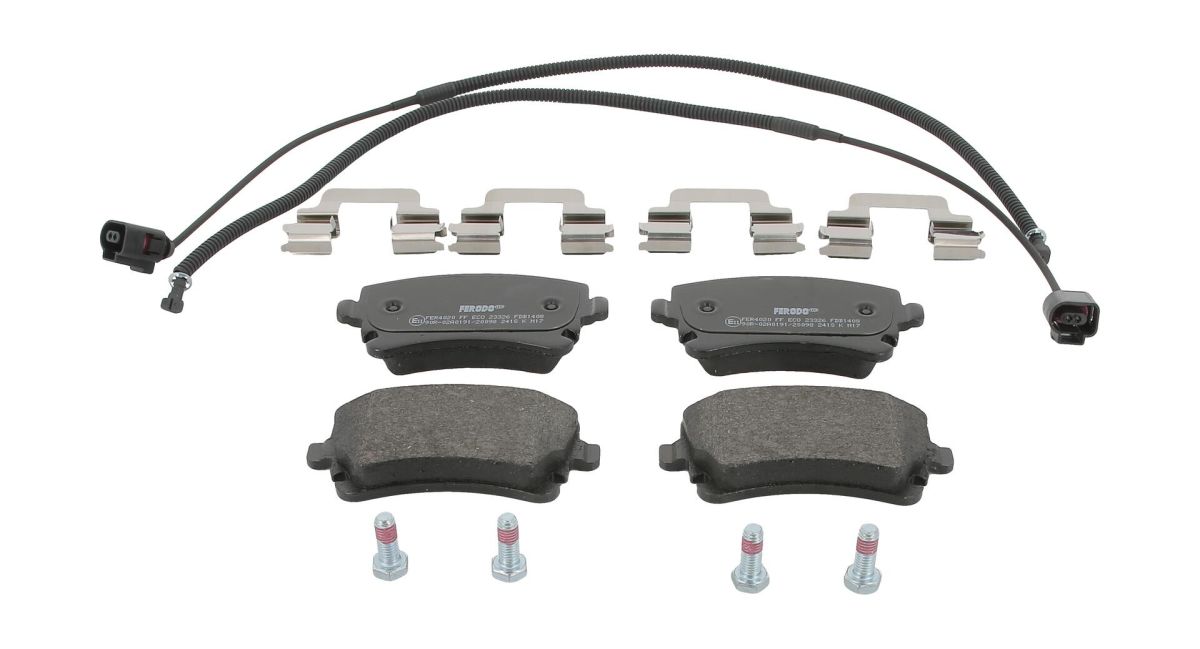 Колодки гальмівні дискові VW PHAETON (3D1, 3D2, 3D3, 3D4, 3D6, 3D7, 3D8, 3D9) 3.0 2002.04-2 FERODO (FDB1408) Ferodo фото 4