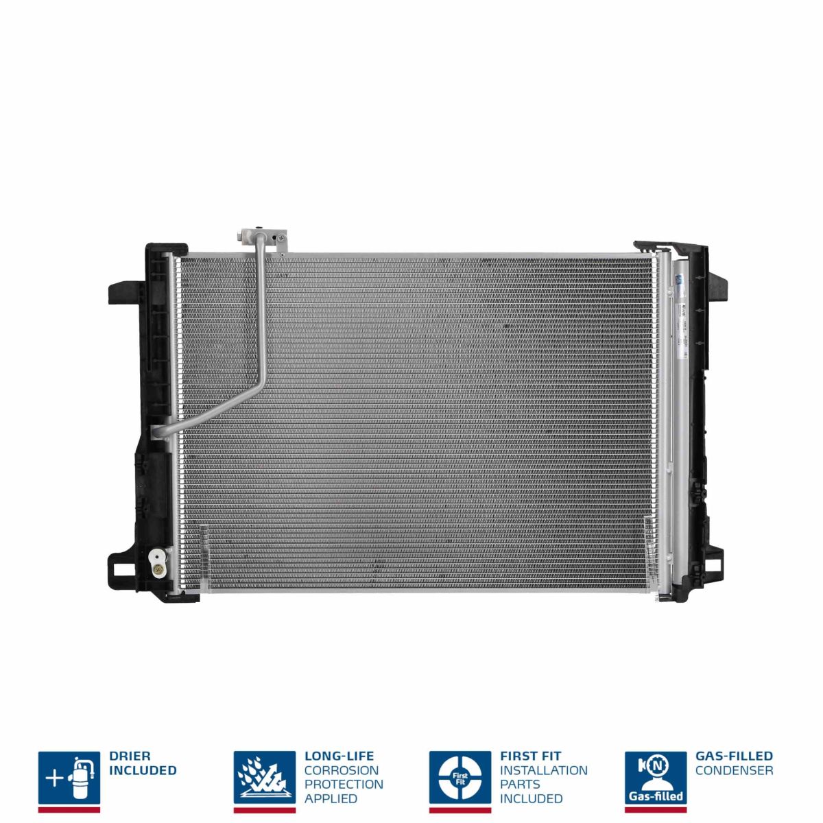 Конденсер кондиціонера MERCEDES C-CLASS W204 07- NISSENS (940035) Nissens фото 5