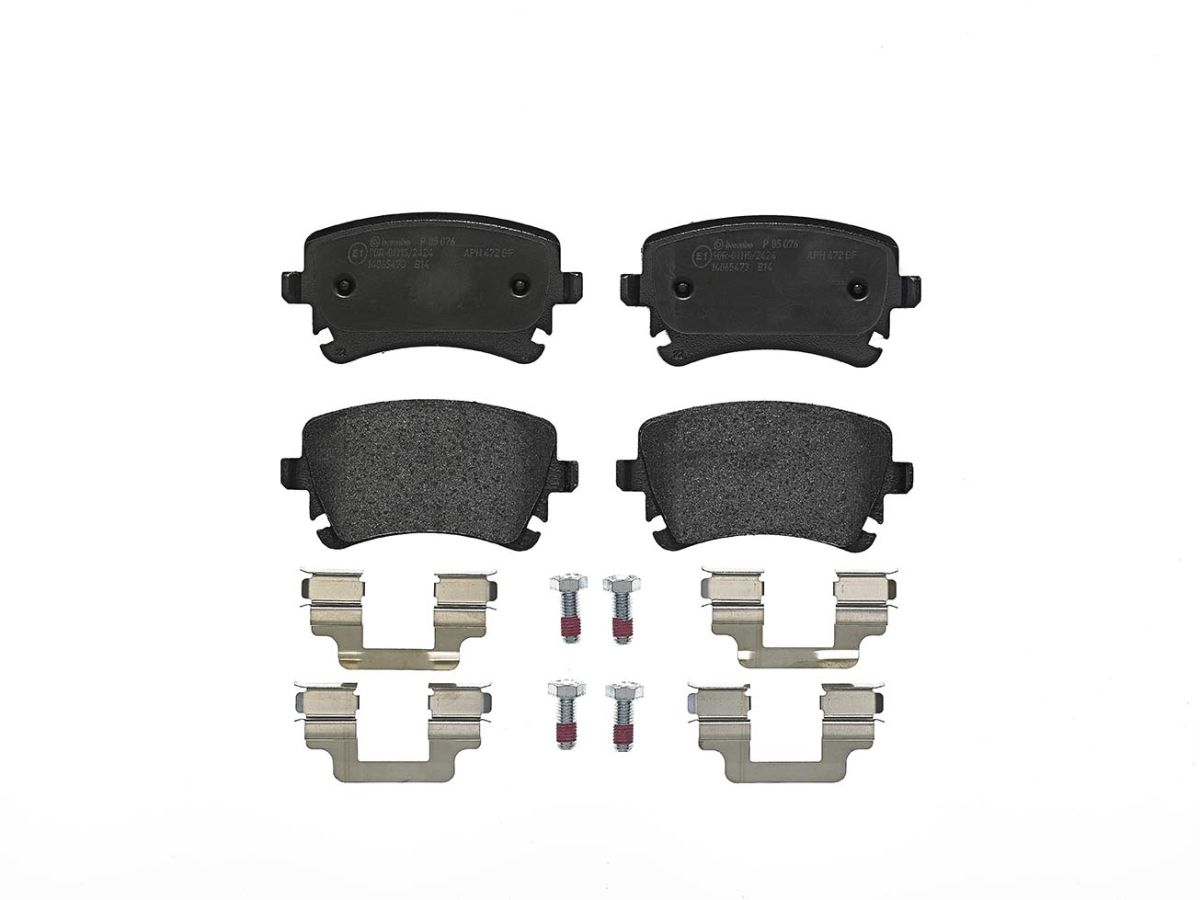 Колодки гальмівні дискові VW TRANSPORTER T5 ФУРГОН (7HA, 7HH, 7EA, 7EH) 1.9 2003.04- BREMBO (P85076) BREMBO фото 5