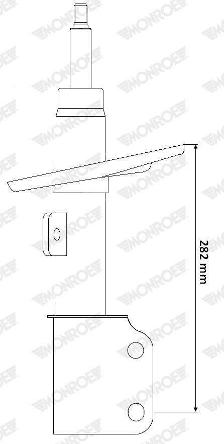 Амортизатор передн лів/прав CITROEN JUMPY III, SPACETOURER, FIAT SCUDO, ULYSSE, OPEL VIVARO C, ZAFIRA LIFE, PEUGEOT EXPERT, TRAVELLER, TOYOTA PROACE, PROACE VERSO 1.5D-Electric 02.16- фото 2