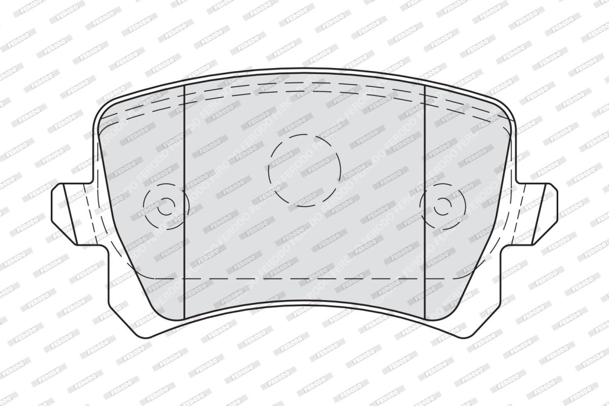 Колодки гальмівні дискові VW PASSAT B7 VARIANT (365) 1.6 2010.08-2015.12 FERODO (FDB4058) Ferodo фото 5