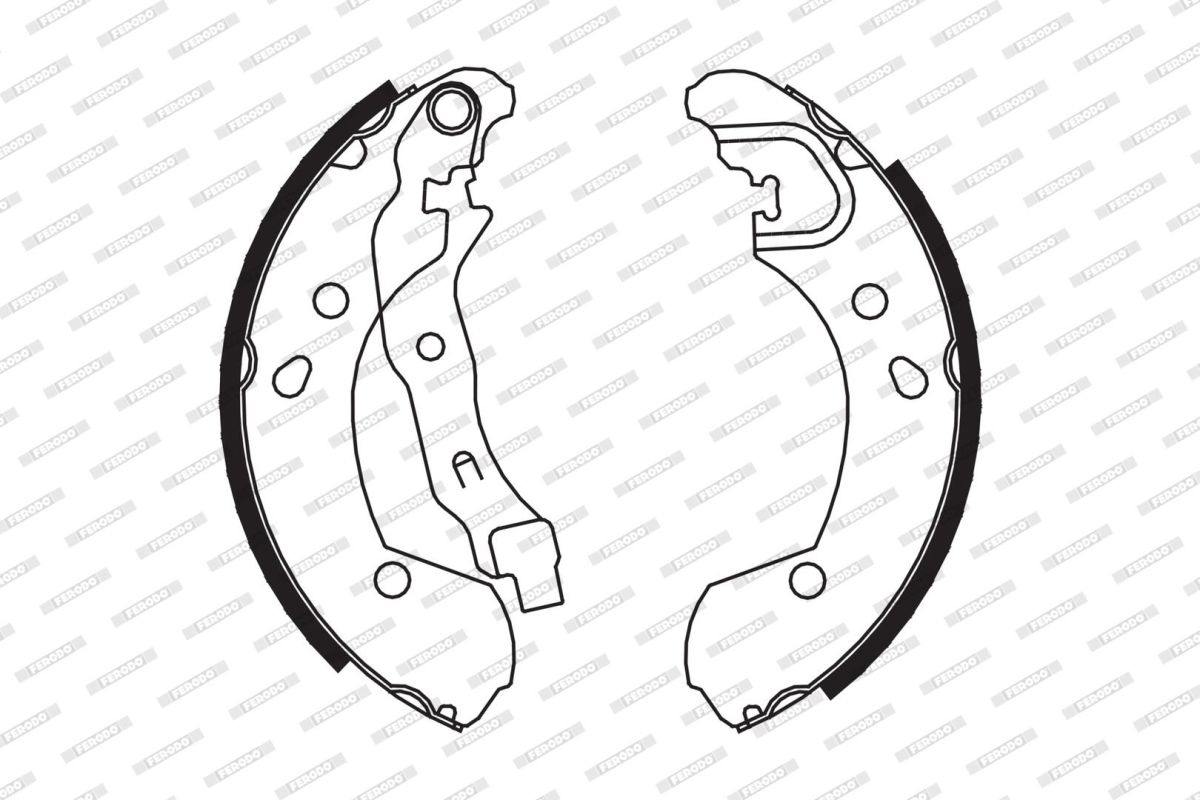 Колодки гальмівні барабанні NISSAN NOTE (E11, NE11) 1.6 2005.01-2013.08 FERODO (FSB649) Ferodo фото 4