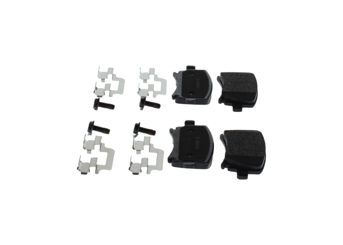 Комплект гальмівних колодок задн , AUDI A3, A6 C6, TT, SEAT LEON, LEON SC, LEON ST, SKODA OCTAVIA III, SUPERB II, VW CC B7, EOS, GOLF V, GOLF VI, PASSAT ALLTRACK B7, PASSAT B6 1.0-4.2 07.03-10.20 фото 4