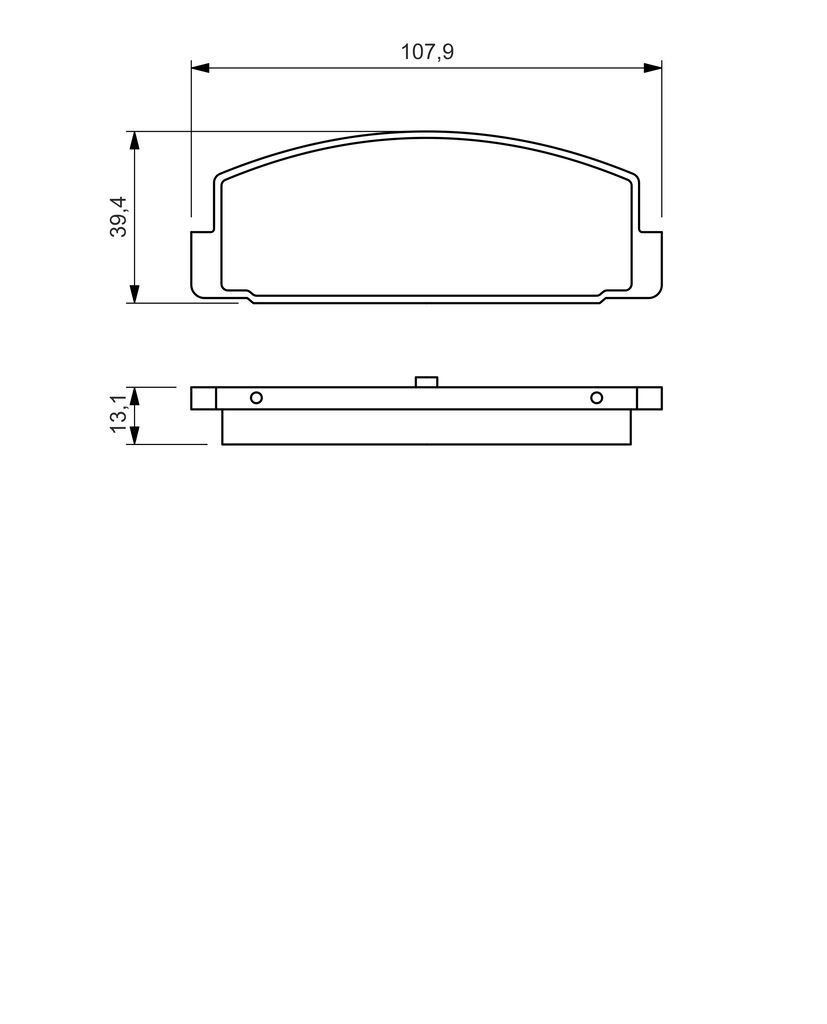 Колодки гальмівні дискові MAZDA 626 V (GF) 2.0 1997.05-2002.12 BOSCH (0 986 424 295) Bosch фото 9