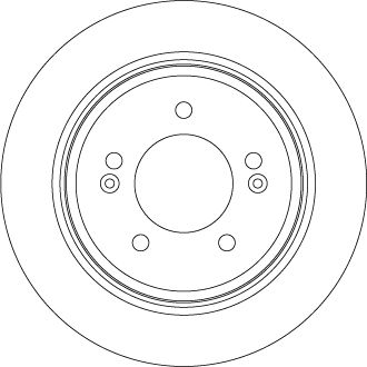 Диск гальмівний задн лів/прав HYUNDAI CRETA, GRANDEUR, I30, IONIQ, KONA, SONATA VII, KIA CADENZA I, CEED, CERATO IV, NIRO I, OPTIMA, PROCEED, SOUL II, XCEED 1.0-Electric 01.10- фото 4