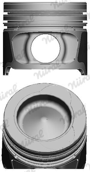 Поршень RENAULT 76.5 (76/78KW) K9K 732 PIN 26X60 TRAPEZ EURO 4 2005-> NURAL (87-123407-30) Nural фото 4