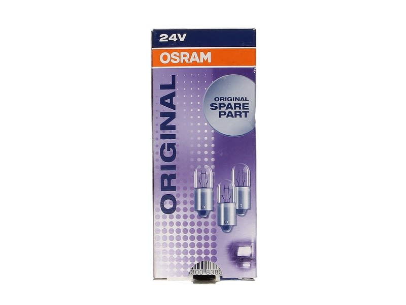 Автолампа 4W T4W 24V BA9S 4W/КРАТН. X10 OSRAM (3930) osram фото 5
