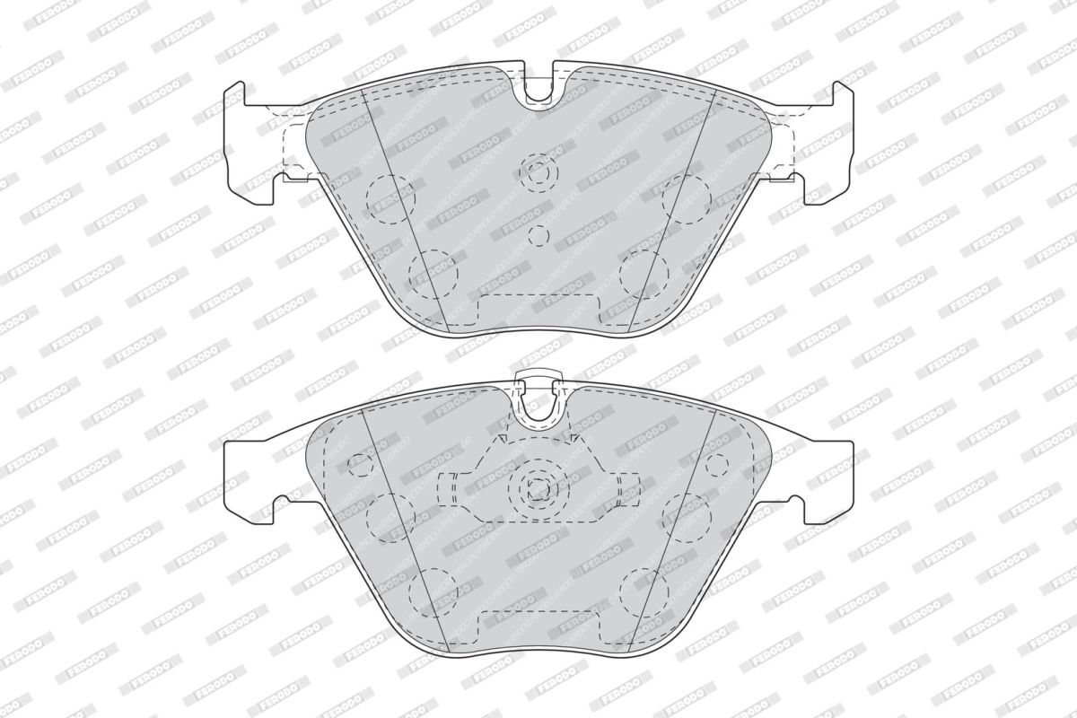 Комплект гальмівних колодок передн , BMW 3 (E90), 3 (E91), 3 (E92), 3 (E93), X1 (E84), VW PASSAT B2 1.6-3.0 05.86-06.15 фото 3