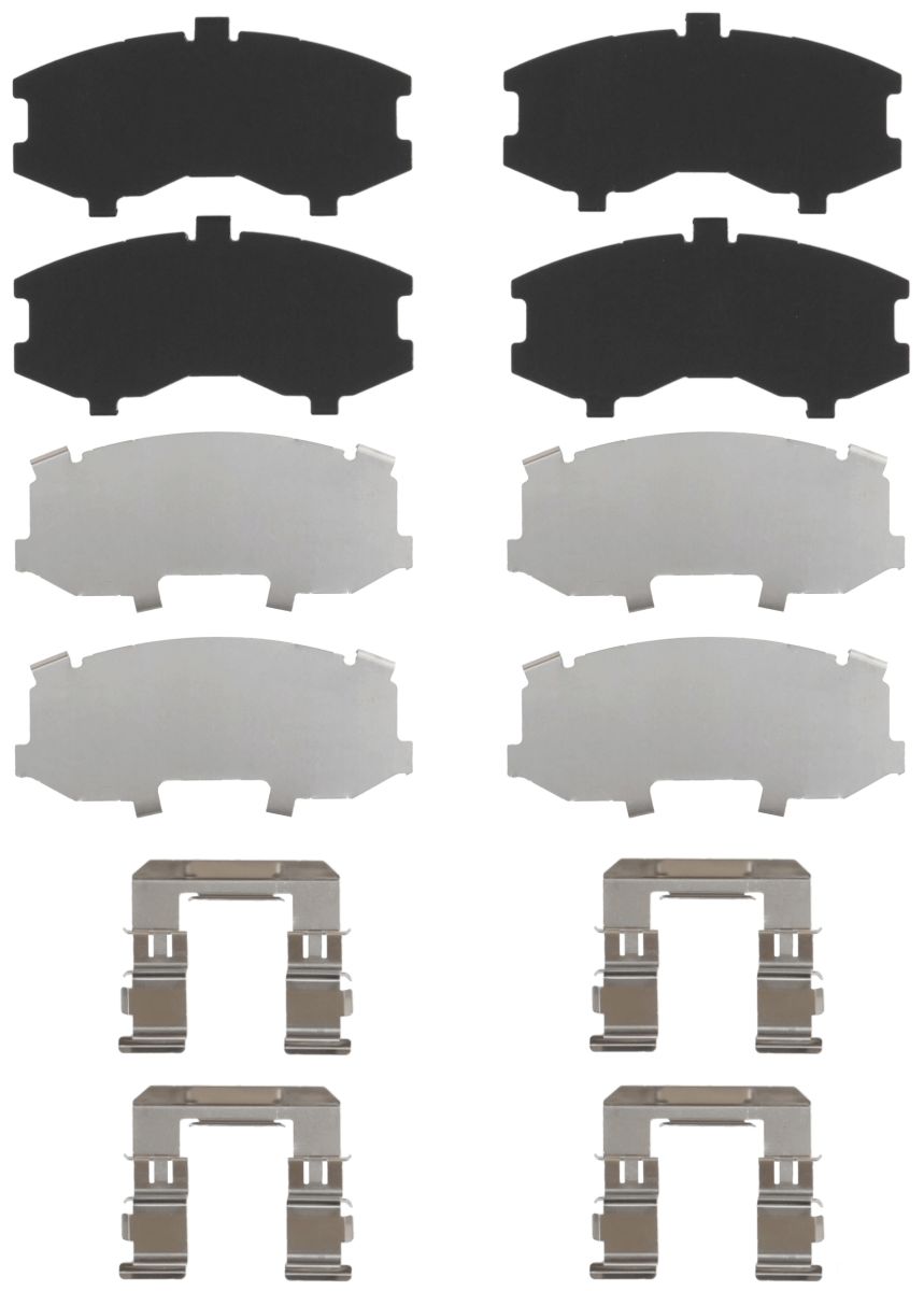 Комплект гальмівних колодок передн (з комплектуючими), SUBARU FORESTER, IMPREZA, LEGACY IV, LEGACY V, OUTBACK, TRIBECA, XV 1.5-3.6 12.00- фото 8