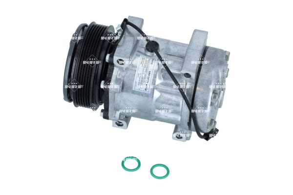 Компресор кондиціонера 12В (R134a) MASSEY FERGUSON 5410, 5420, 5430, 5440, 5445, 5450, 5608, 5609, 5610, 5611, 5612, 5613, 6612, 6613, 6614, 6615, 6616, 7614, 7615, 7616, 7618, 7619, 7620, 7622 фото 5