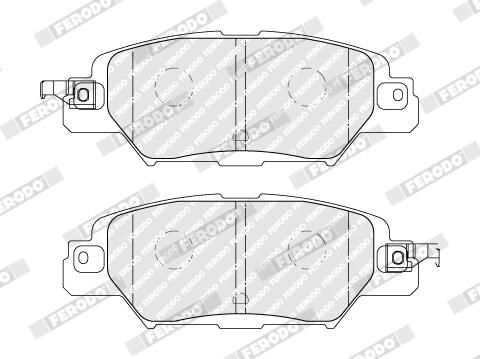 Колодки гальмівні дискові MAZDA CX-5 (KE, GH) 2.5 2011.11-2017.02 FERODO (FDB5116) Ferodo фото 5