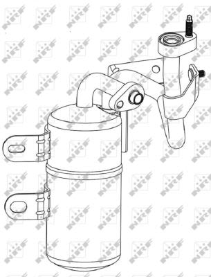 Осушитель кондиционера Volvo C30/C70/S40/V50 1.6-2.5 03-13 фото 12