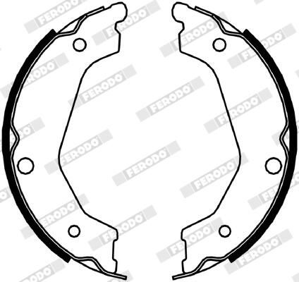 Колодки гальмівні барабанні KIA SORENTO I (JC) 2.5 2002.08-2011.12 FERODO (FSB4048) Ferodo фото 4