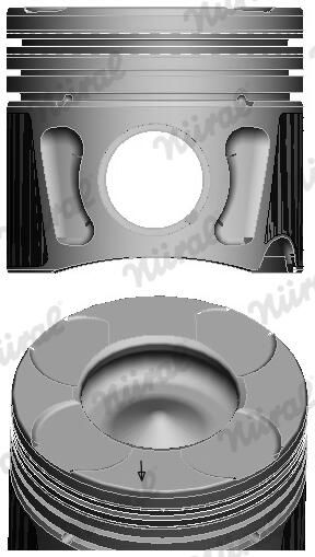 Поршень 70 (+0.4) OPEL ASTRA J, CORSA D, MERIVA B 1.3D 06.09-10.15 фото 2