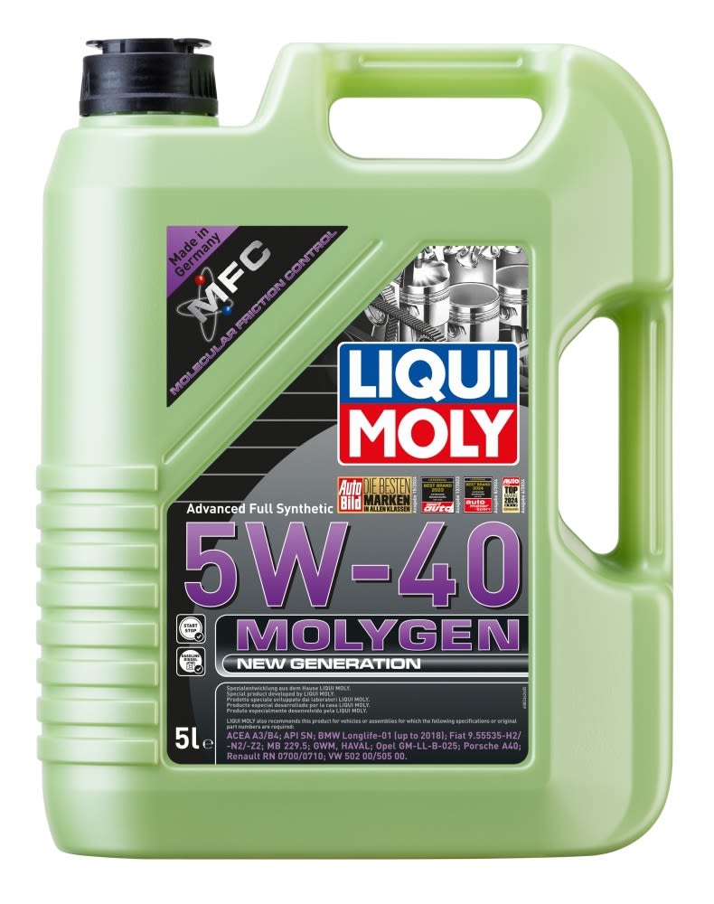 Олива моторна Molygen New Generation 5W-40 5л LIQUI MOLY (8536) Liqui Moly фото 4